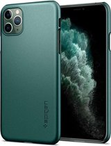 Spigen Thin Fit Classic Apple iPhone 11 Pro Max Case - Telefoonhoesje - Hoesje - Groen