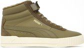 Puma Carina Mid Sneakers Groen Dames - Maat 40