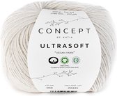 Katia Ultrasoft - 56 - Steengrijs - 50 gr./190 m. - biol. GOTS katoen