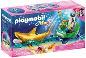 Playmobil 70097 Magic Zeemeermin Koning in Koets