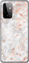 6F hoesje - geschikt voor Samsung Galaxy A72 -  Transparant TPU Case - Peachy Marble #ffffff