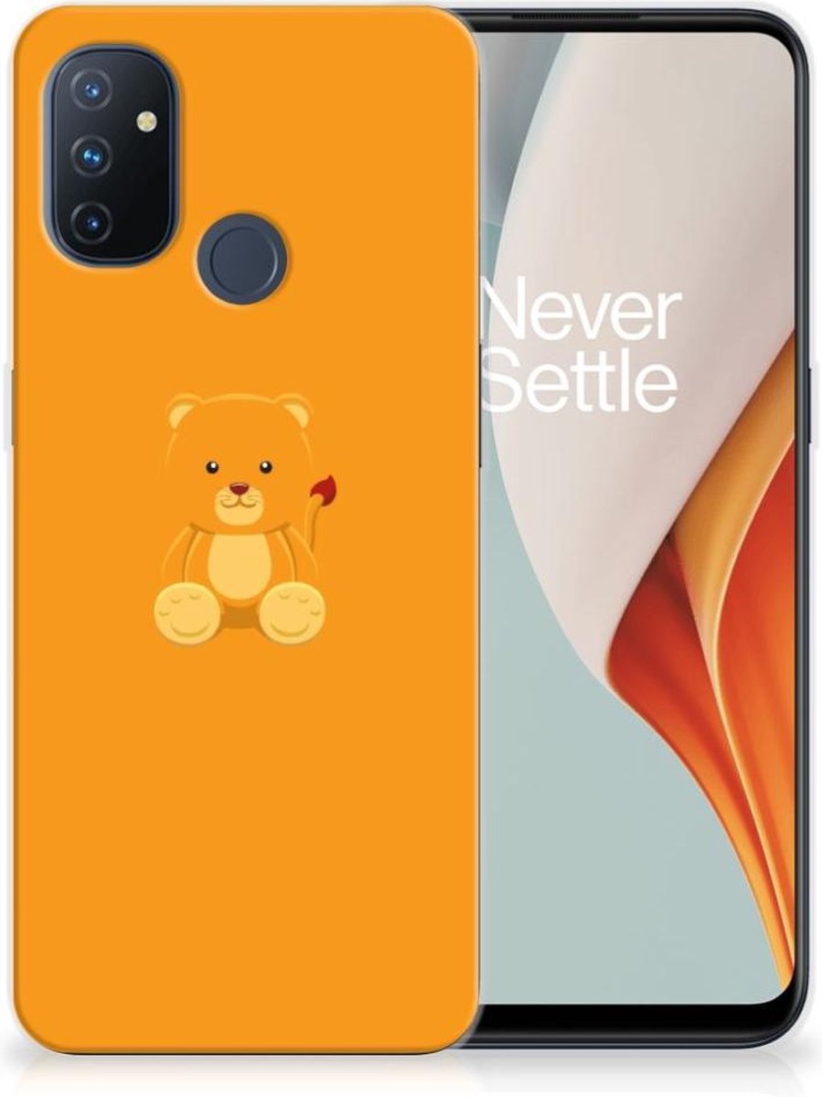 OnePlus Nord N100 Telefoonhoesje met Naam Baby Beer