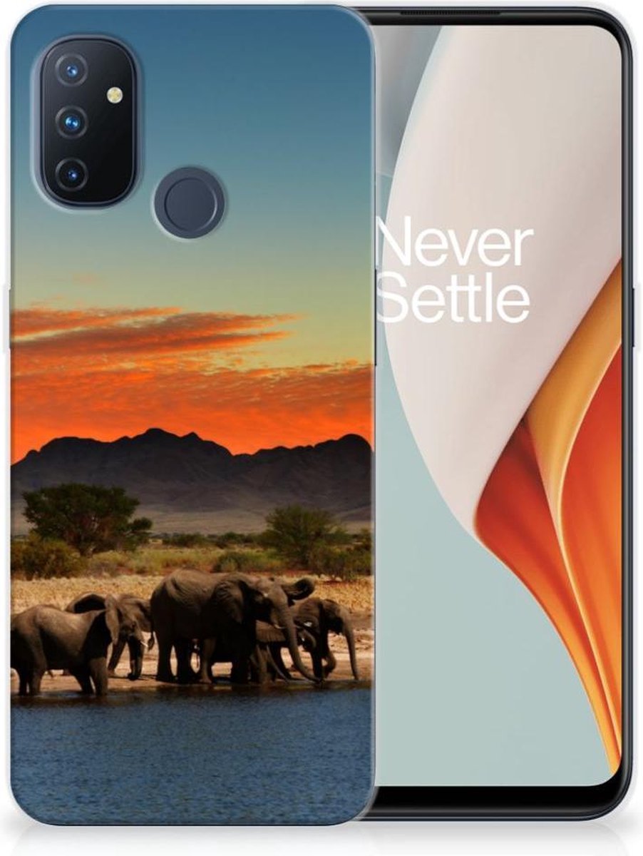 OnePlus Nord N100 TPU Hoesje Olifanten