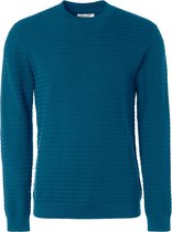 Trui gebreid No excess Aqua maat XL