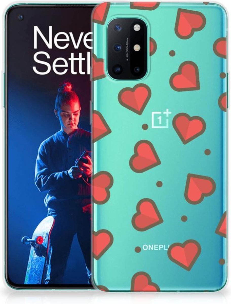 OnePlus 8T TPU bumper Hearts