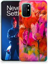 Smartphone hoesje OnePlus 8T Silicone Case Tulips