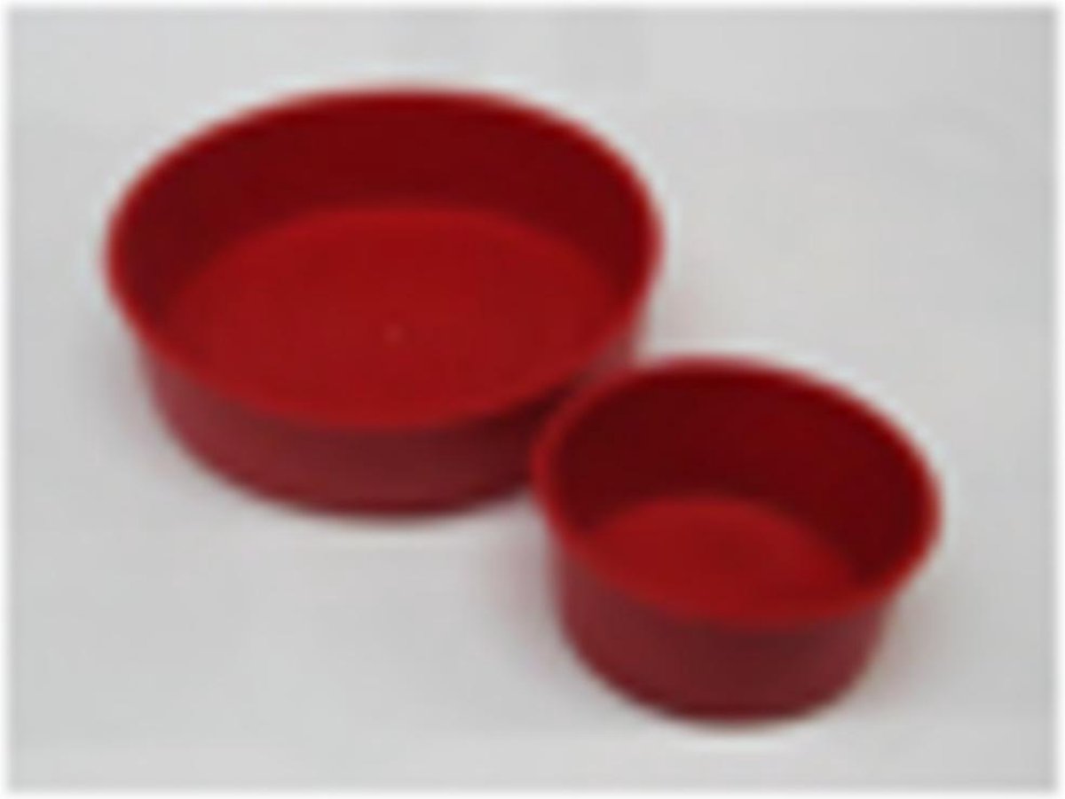 Sub PVC afv speciedeksels rood 32 mm