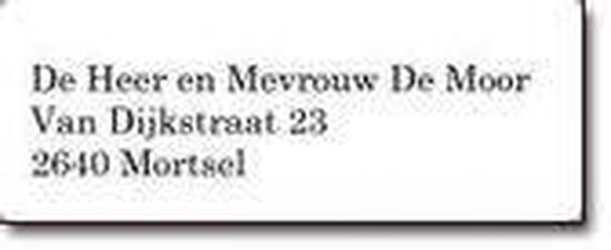 Étiquettes / étiquettes Decadry 192 x 38 mm