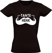 Tante Henk Dames t-shirt | webshop | merchandise | bedrijf | cadeau | Zwart