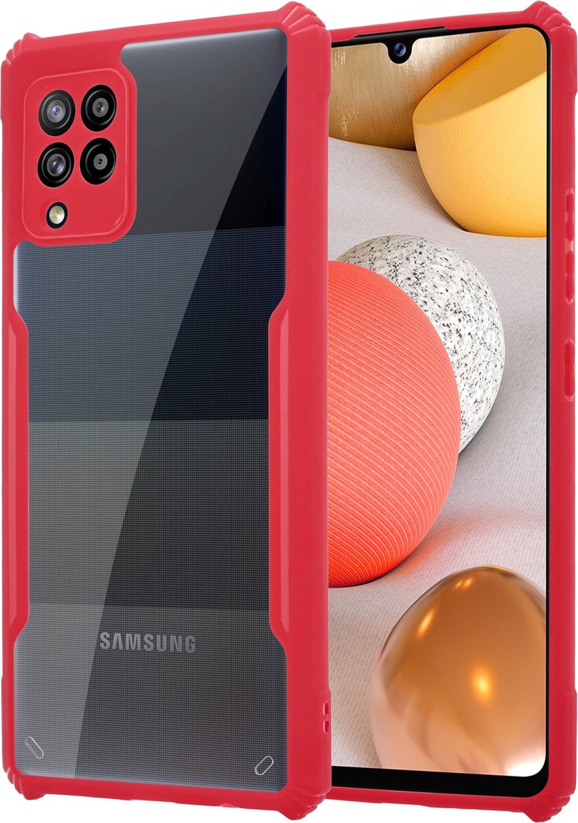 Shieldcase Samsung Galaxy A42 bumper case - rood