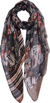 Clayre & Eef sjaal 80x180cm roze