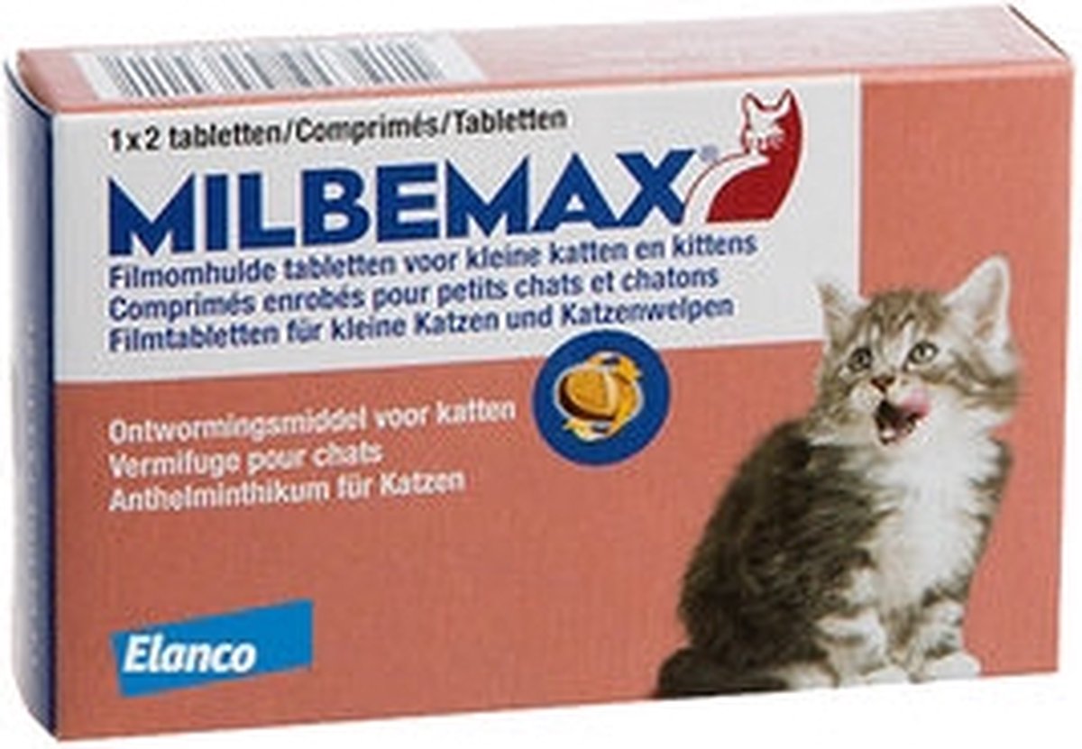Milbemax - Kleine Kat - 20 tabletten - Milbemax