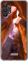 6F hoesje - geschikt voor Samsung Galaxy A32 5G -  Transparant TPU Case - Sunray Canyon #ffffff