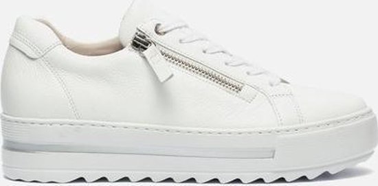 Gabor 66.498.50 Dames Sneakers - Wit - Maat 40.5 | bol.com