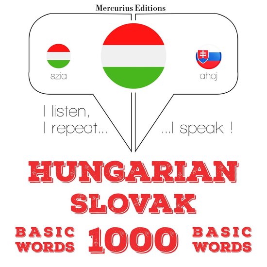 Magyar - szlovák: 1000 alapszó - cover