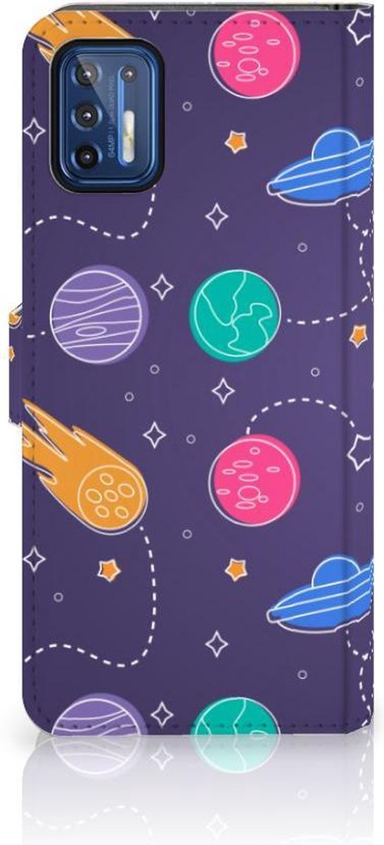 Motorola Moto G9 Plus Wallet Case met Pasjes Space