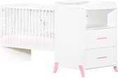 Babyprijs - JOY ROSE - 120x60 Evoluerend combinatiebed in 90x190