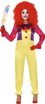 Fiestas Guirca Verkleedpak Killerclown Polyester Rood/geel Mt L