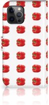 Telefoonhoesje Apple iPhone 12 Pro Max Book Case Paprika Red