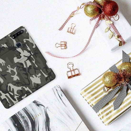 Coque de téléphone cadeau pour lui Samsung Galaxy A20s Housse de téléphone Army Light