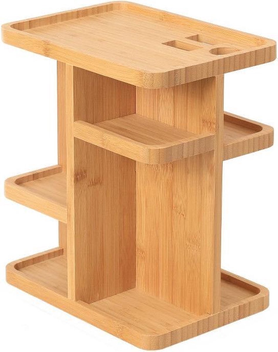 Spiegel bamboe staand - bruin - 172x47x42 cm
