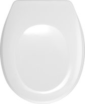 Wenko Toiletbril Bergamo 35 X 44,4 Cm Duroplast/rvs Wit