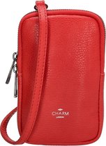 Charm Leather telefoontasje - Rood