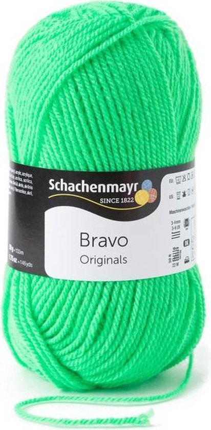 Bravo Wol - 50 gram - Groen