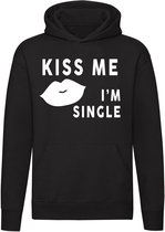 Kiss me i'm single sweater | relatie | valentijnsdag | unisex | trui | sweater | hoodie | capuchon
