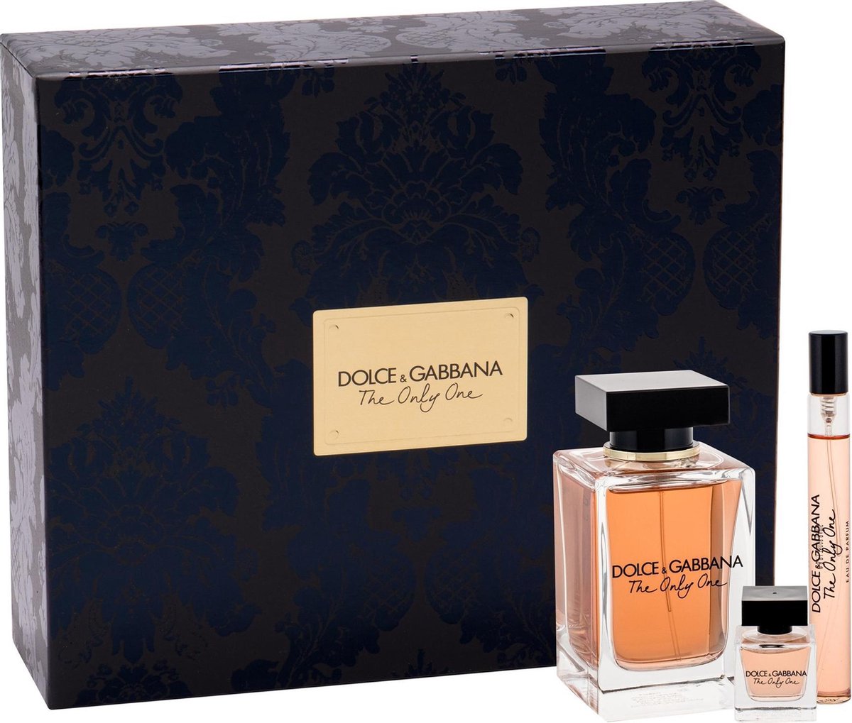 Dolce & Gabbana The Only One Giftset - 100 ml eau de parfum spray + 10 ml eau de parfum spray + 7,5 ml eau de parfum spray - cadeauset voor dames