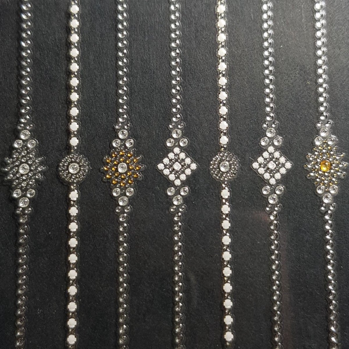 Goedkoopste Nail Art Stickers - Nagel Stickers - Korneliya 3D Nail Jewels - NJ12 Fingerchain 2