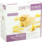 Dietisnack | Proteïnereep | Lemon Crunch | 7 x 50 gram | Koolhydraatarm eten doe je zó!