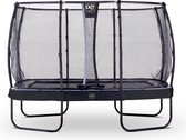 EXIT Elegant Premium trampoline rechthoek 244x427cm met Deluxe veiligheidsnet - zwart