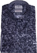 Dario Beltran Lange mouw Overhemd - Estepar-3TFG Marine (Maat: M)