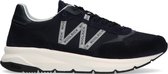 Woolrich Trail Runner Man Camoscio Hoge sneakers - Heren - Blauw - Maat 45