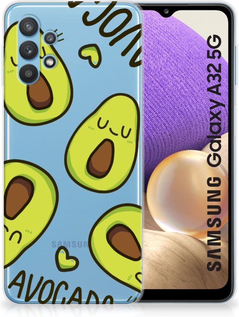 Samsung Galaxy A32 5G Telefoonhoesje met Naam Avocado Singing