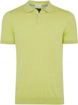 Tresanti Heren Poloshirt Geel Contrast Boord Piqué Regular Fit - 3XL
