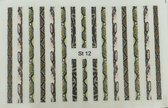 Korneliya 3D StickOn Reptile Stripes  Nr 12