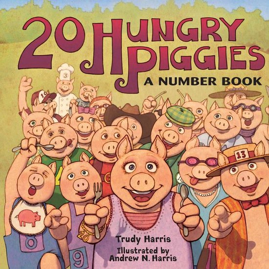 Math Is Fun! - 20 Hungry Piggies - cover