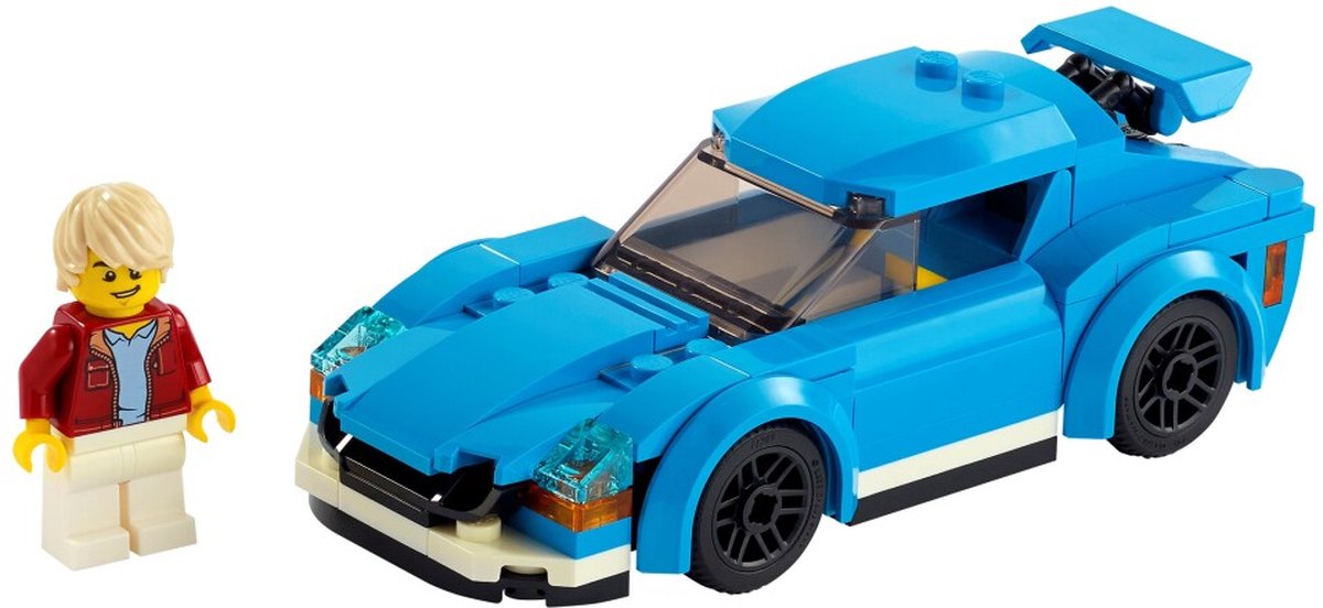 LEGO City 60383 pas cher, La voiture de sport électrique