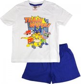 Paw Patrol set - pyjama / shortama - blauw/wit - katoen - maat 110/116