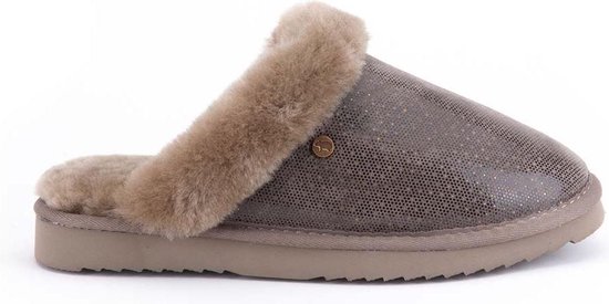 Warmbat Barrine pantoffels beige Dames | Ziengs.nl