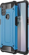 Armor Hybrid Back Cover - OnePlus Nord N10 Hoesje - Lichtblauw