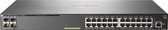 Hewlett Packard Enterprise Aruba 2930F 24G PoE+ 4SFP Géré L3 Gigabit Ethernet (10/100/1000) Connexion Ethernet, supportant l'alimentation via ce port (PoE) 1U Gris