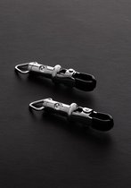 2 Barrel Tit Clamps with 3- Gemstone - Clamps - Discreet verpakt en bezorgd