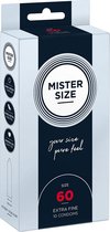 Mister Size 60 mm 10 pack - Condoms - transparent - Discreet verpakt en bezorgd