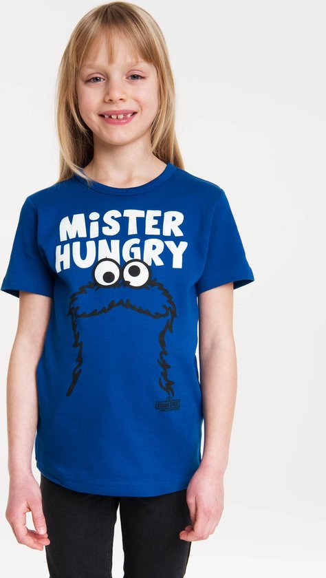 Generator virtueel beroemd Sesamstraat Koekiemonster Hungry kinder shirt - Logoshirt - 122/134 |  bol.com