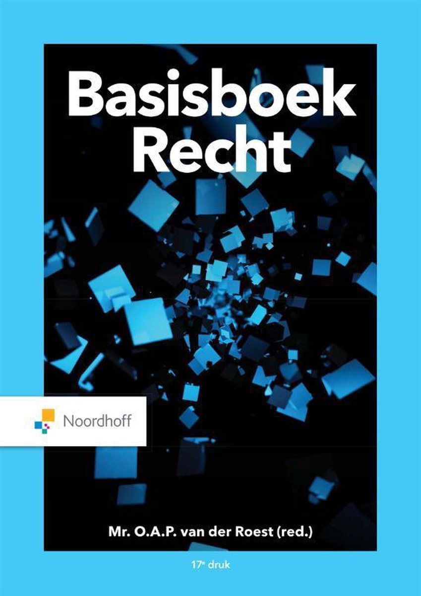 Basisboek Recht - O.A.P. van der Roest