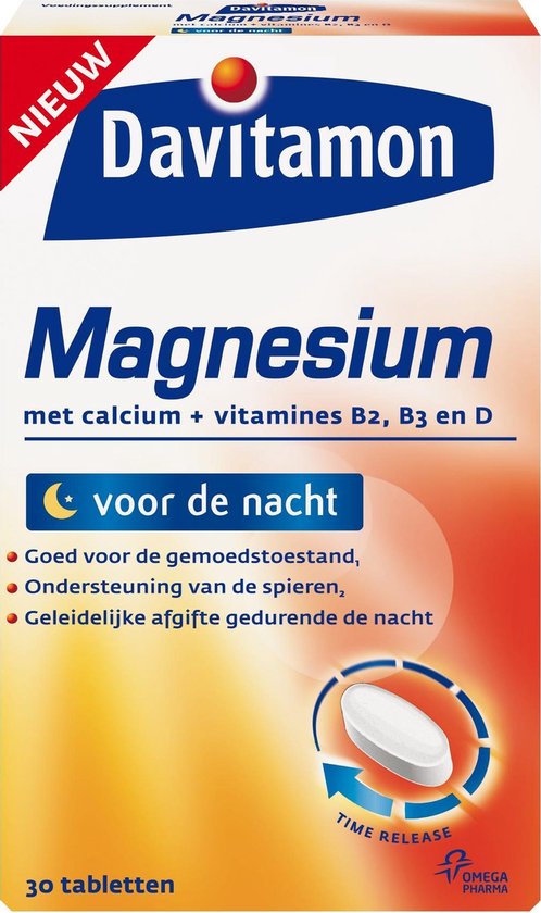 Davitamon Tabletten - Goede Nachtrust - 30 stuks - Voedingssupplement | bol.com