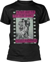 Peter And The Test Tube Babies Heren Tshirt -M- Pissed And Proud Zwart